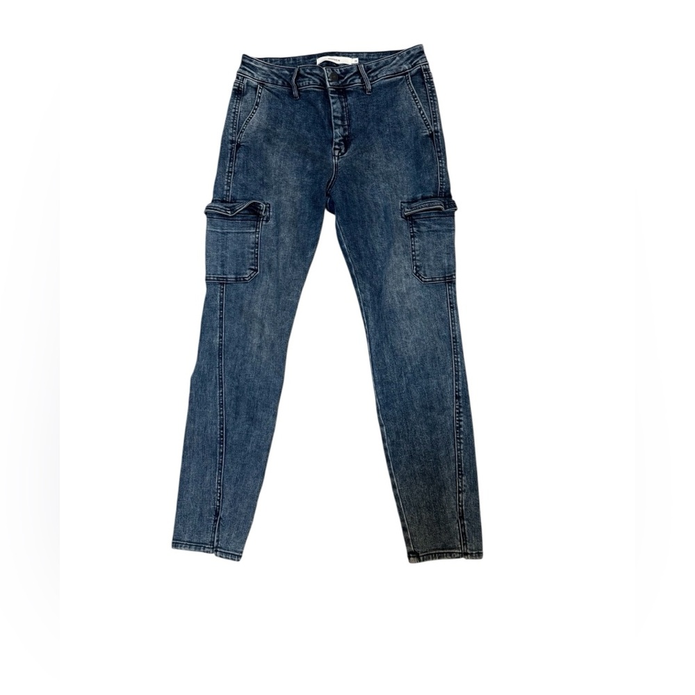 Hidden Jeans Cargo Skinny Jeans Size 29 Medium Wash Stretch Denim